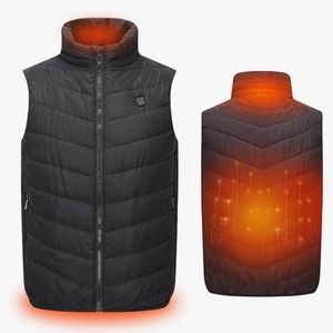 Winter unisex heated jacket USB cable thermal insulation nwot